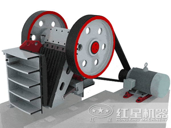 鄂式破碎機作業原理